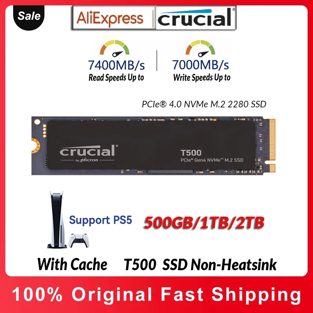 Crucial Ʈ ӿ ָ Ʈ ̺ ϵ ̺, PS5 Ʈ ũž P3Plus/T500, 1TB PCIe 4.0, 500GB, 2TB NVMe M.2 2280